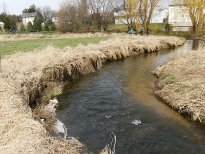 Photo of Erosion in Willow Creek, Pennsylvania Photo showing the erosion in Willow Creek, Pennsylvania