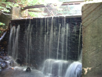 Dam to be removed on Thunder Brook in Massachusetts Photo of the dam to be removed on Thunder Brook In Massachusetts.