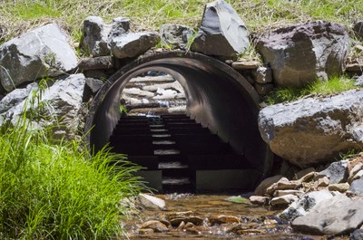 Lamothe Run Below Culvert Photo of Lamothe Run Below the New Culvert